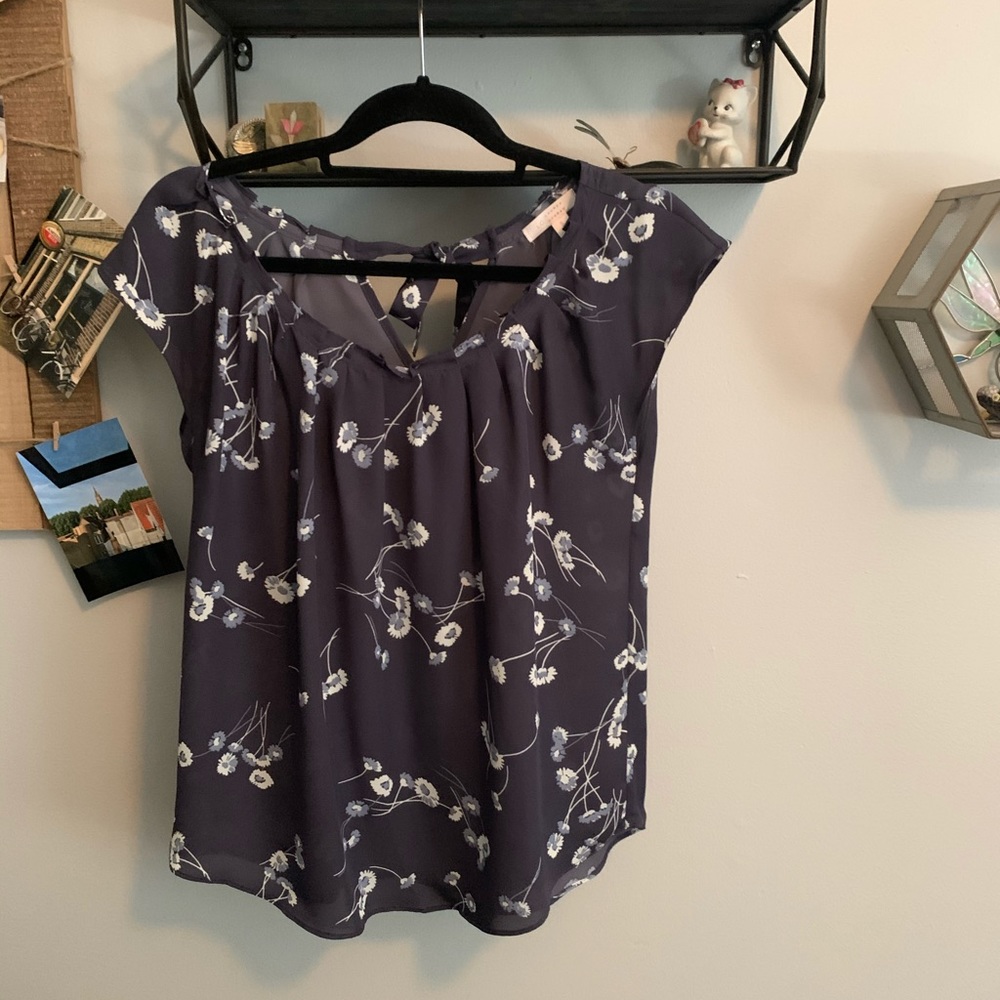 Flowy Blue Blouse